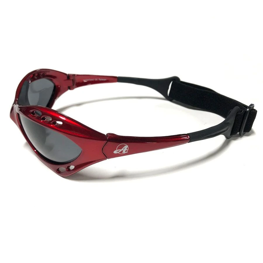 Aqua Azul Kiteboarding Water Shades - Metallic Red 2 Aqua Azul Kiteboarding Water Shades - Metallic Red - Image 2