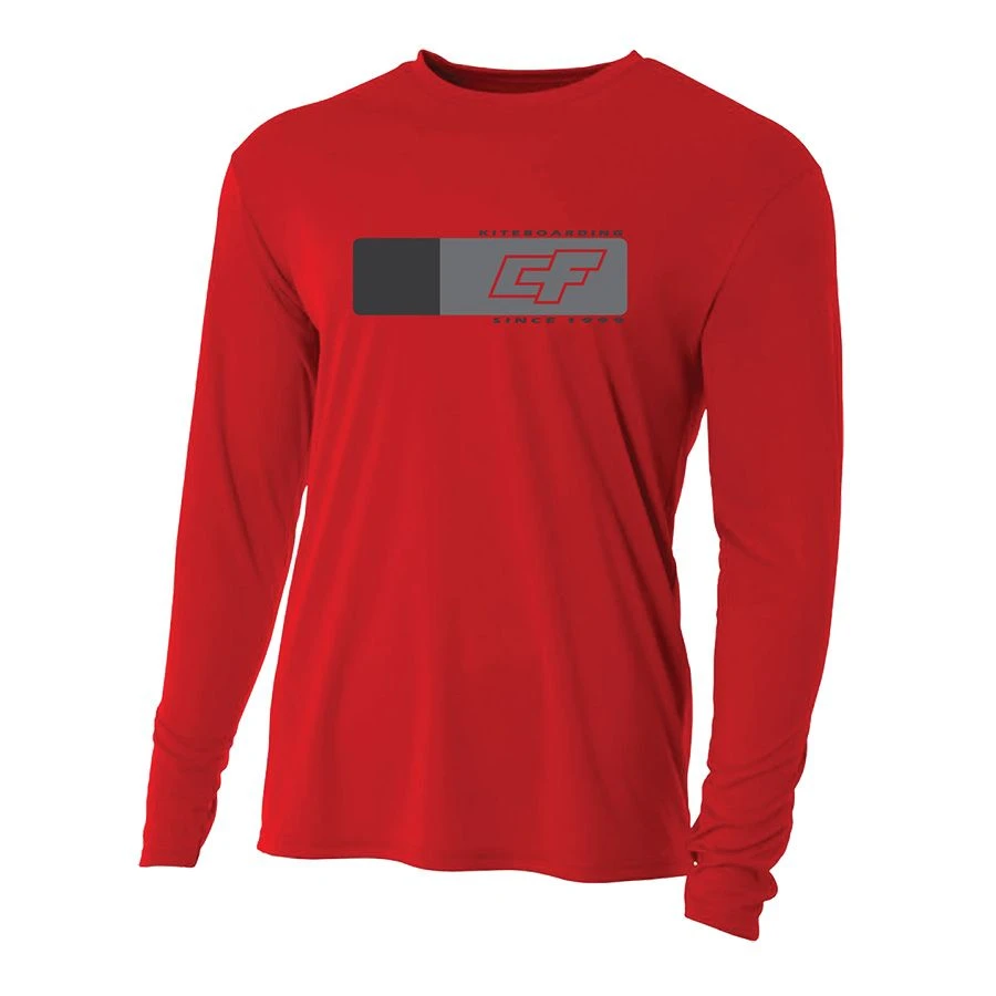 Crazyfly Long Sleeve Water Jersey - Red 1 Crazyfly Long Sleeve Water Jersey - Red