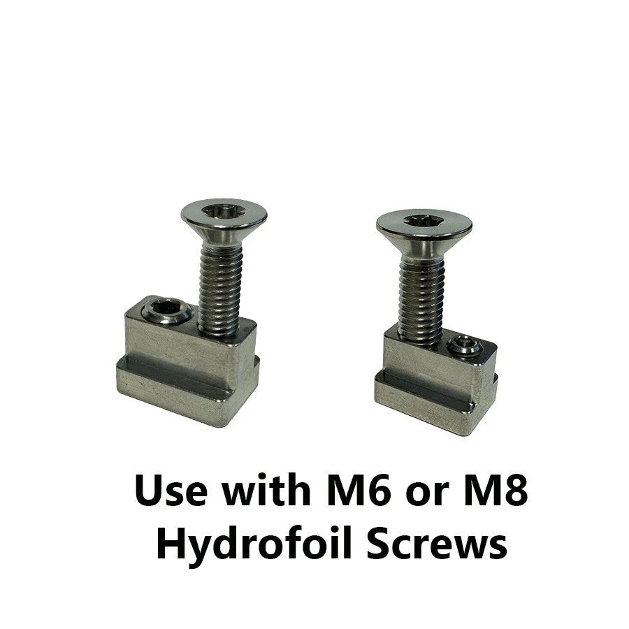 Foilite - Titanium Hydrofoil Track Lock Universal Track Nut - Set Of 4 5 Foilite - Titanium Hydrofoil Track Lock Universal Track Nut - Set Of 4 - Image 5