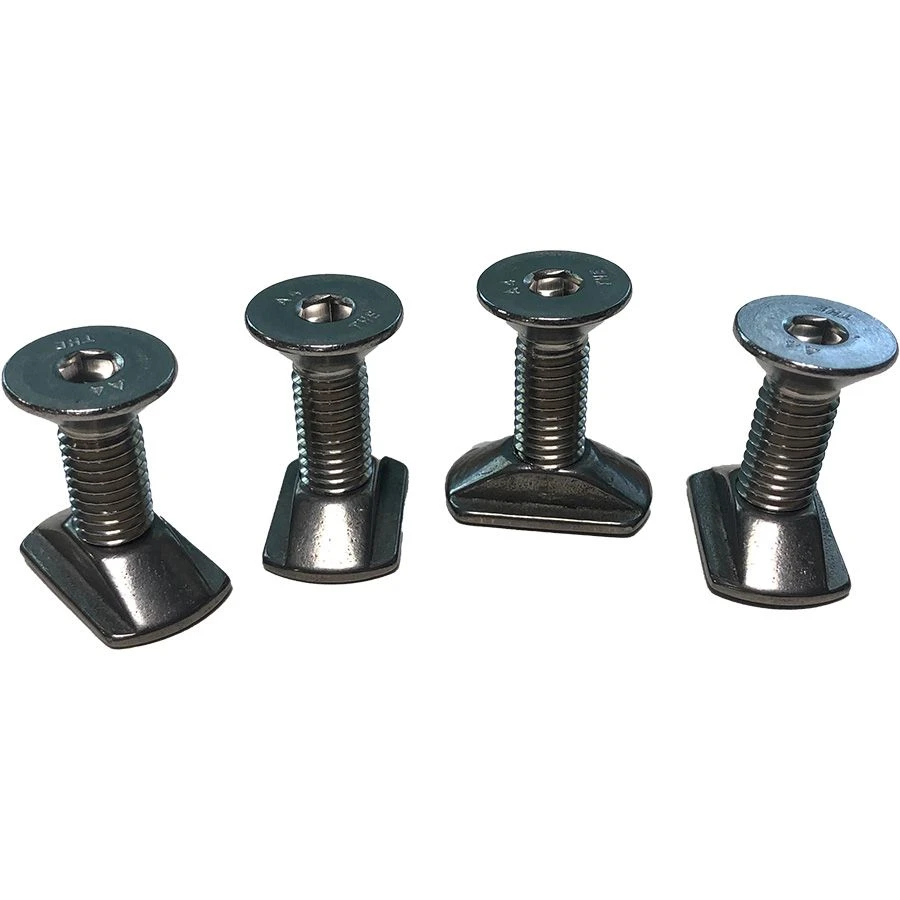 M8 Hydrofoil Stainless Steel Track Nuts(4) And M8 X 25mm Mounting Screws(4) 2 M8 Hydrofoil Stainless Steel Track Nuts(4) And M8 X 25mm Mounting Screws(4) - Image 2
