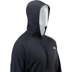 ION Wetshirt Hoodie Long Sleeve - Mens - Black 9 ION Wetshirt Hoodie Long Sleeve - Mens - Black -Kite Boarding Shop ion 2023 wetshirt hood ls black size 5