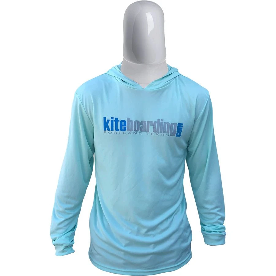 Kiteboarding.com Hooded Long Sleeve Water Jersey - Mint - 40% Off 1 Kiteboarding.com Hooded Long Sleeve Water Jersey - Mint - 40% Off