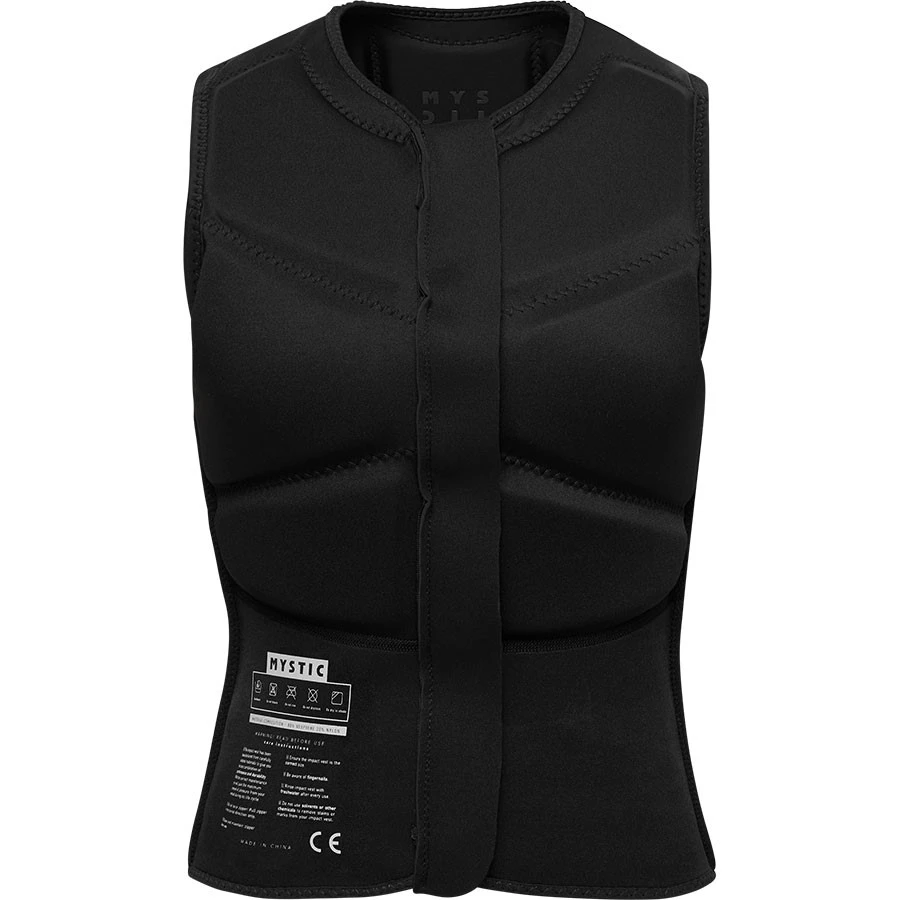 Mystic 2025 Star Impact Vest Fzip Women - Black 3 Mystic 2025 Star Impact Vest Fzip Women - Black - Image 3