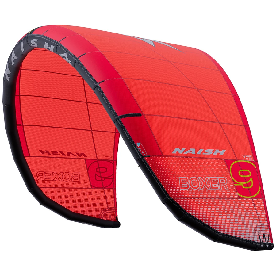 2025 Naish Boxer Single Strut Freeride/Foiling Kite - 6m - Coral Red - 25% Off 1 2025 Naish Boxer Single Strut Freeride/Foiling Kite - 6m - Coral Red - 25% Off
