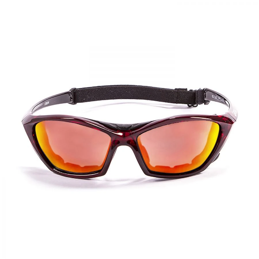 Ocean Lake Garda Kiteboarding Water Shades - Red Transparent W/Red Revo Lens 3 Ocean Lake Garda Kiteboarding Water Shades - Red Transparent W/Red Revo Lens - Image 3