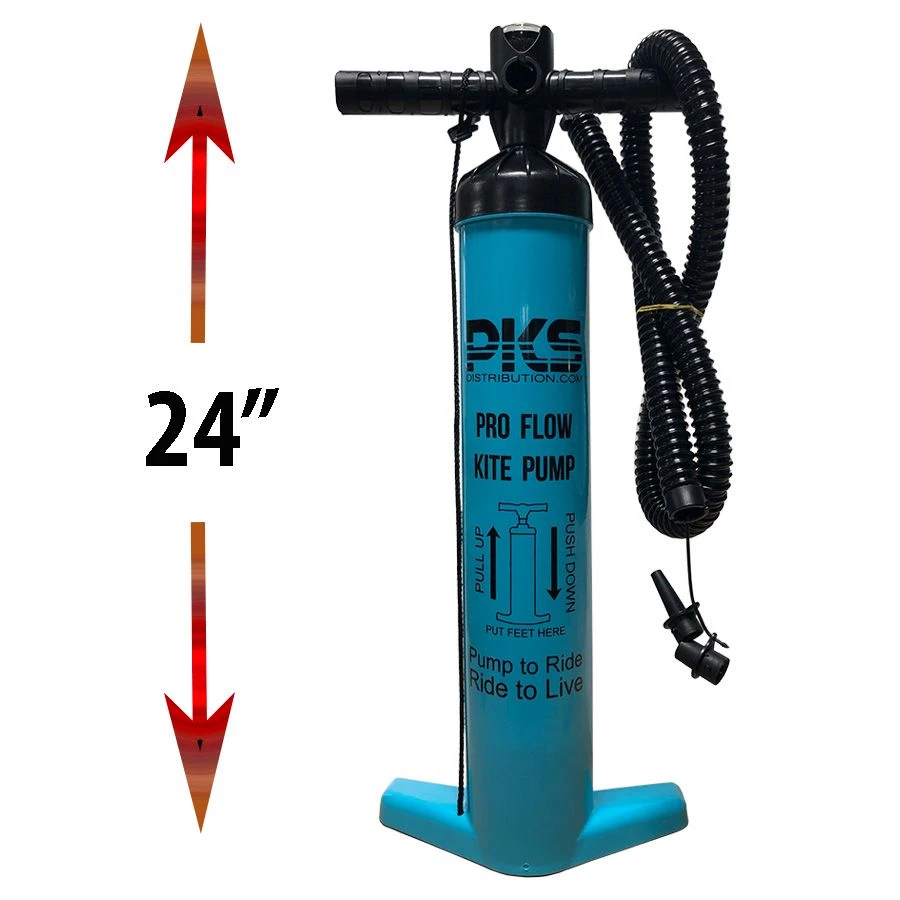 PKS Pro Flow V3 XL Kite Pump With PSI Meter 24" 2 PKS Pro Flow V3 XL Kite Pump With PSI Meter 24" - Image 2