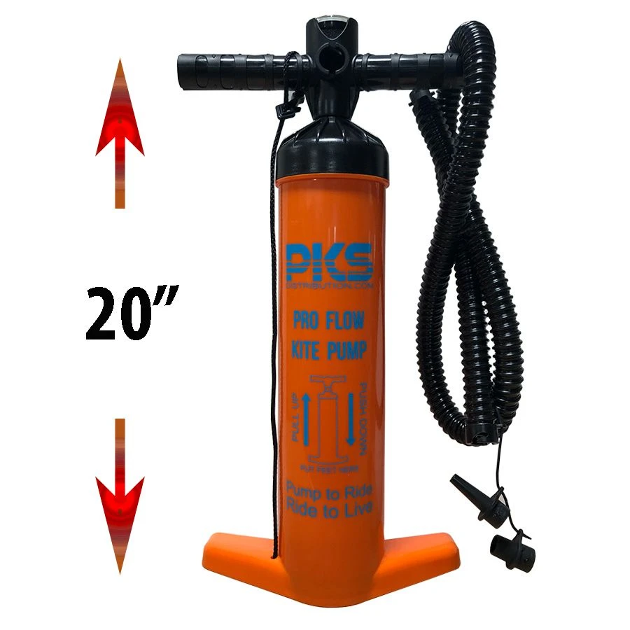 PKS Pro Flow V3 Large Kite & Wing Pump With PSI Meter 20" 2 PKS Pro Flow V3 Large Kite & Wing Pump With PSI Meter 20" - Image 2
