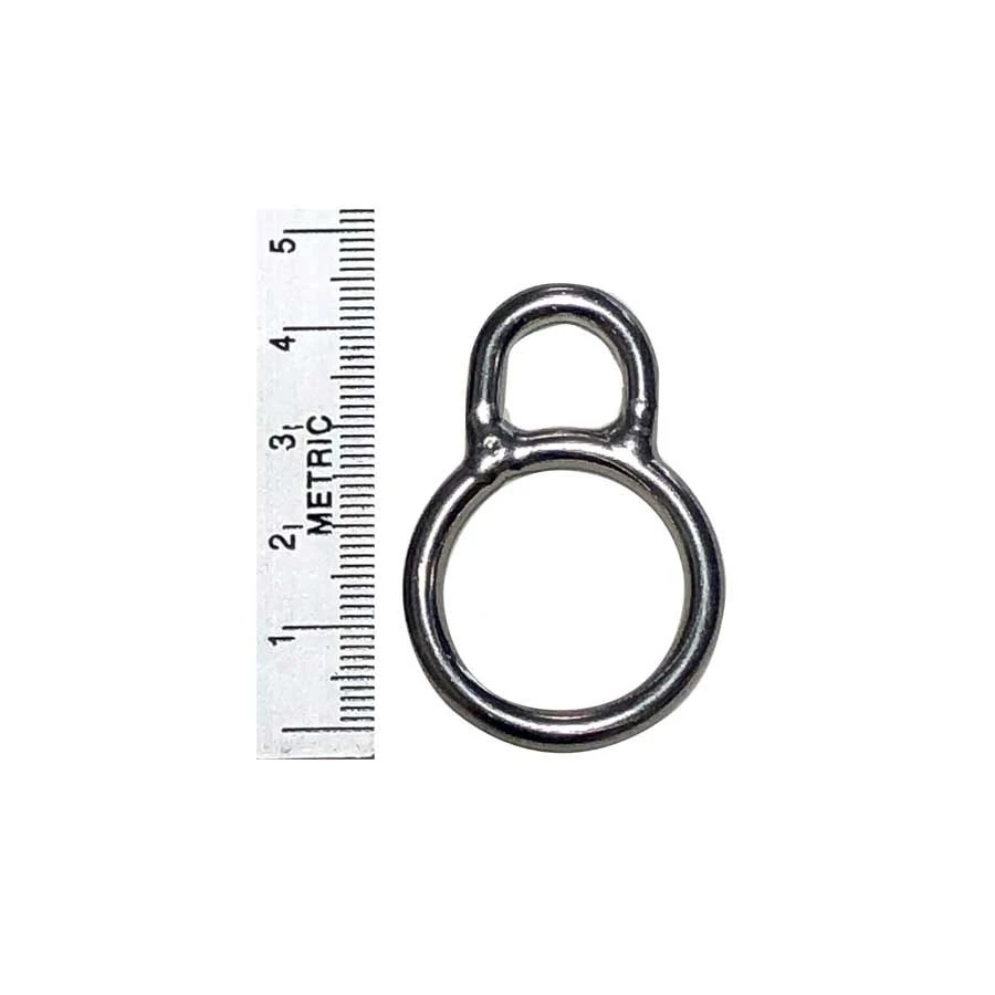 PKS Stainless Steel Flagout Leash Ring 2 PKS Stainless Steel Flagout Leash Ring - Image 2