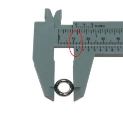 Micro Stainless Steel Ring - 12mm OD X 7mm ID -Kite Boarding Shop pks micro stainless large ring 12mm OD 7mm ID 4