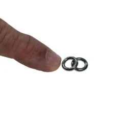 Micro Stainless Steel Ring - 12mm OD X 7mm ID -Kite Boarding Shop pks micro stainless large ring 12mm OD 7mm ID 5