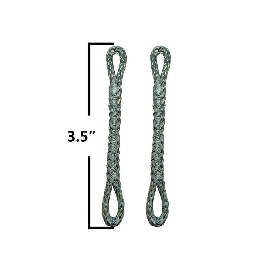 Slingshot Pigtail Loop-loop, 3.5 Inches, (Grey) (set Of 2) 2 Slingshot Pigtail Loop-loop, 3.5 Inches, (Grey) (set Of 2) - Image 2