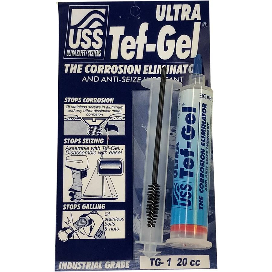 Tef-Gel Corrosion Eliminator And Anti-Seize Lubricant - 20cc 1 Tef-Gel Corrosion Eliminator And Anti-Seize Lubricant - 20cc